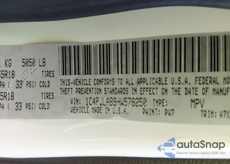 2017 Jeep Cherokee Altitude Fwd z USA, uszkodzony, nr VIN 1C4PJLAB9HW578250